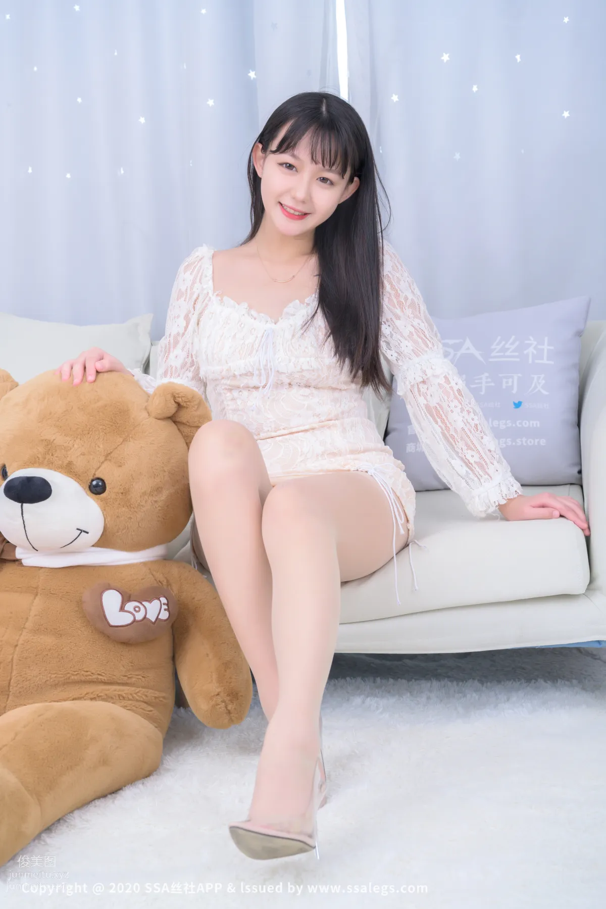 [SSA] Ultra HD Photo Set NO.569 Nan Nan Mengna Beautiful Muscular Stockings Shoot Sample (Part 1) [120P] photo 19