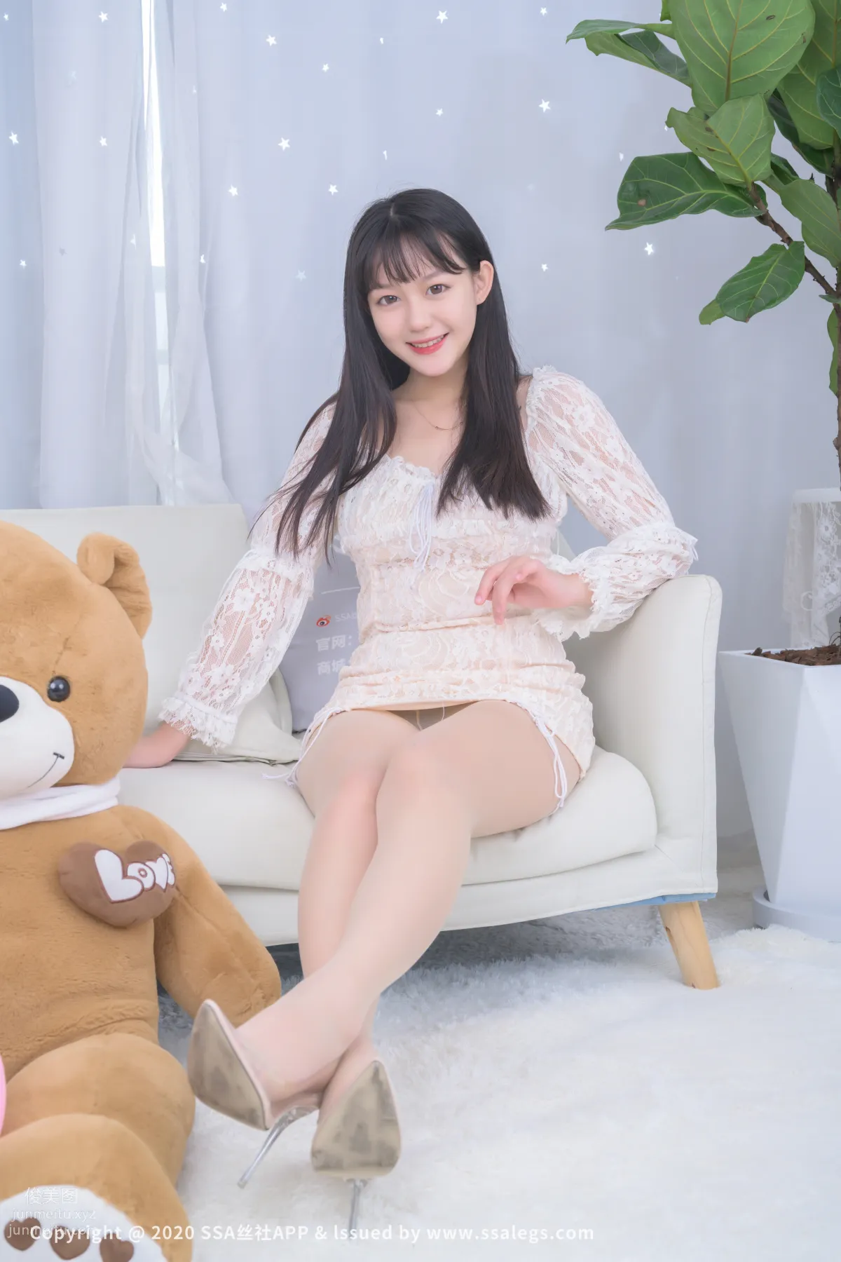 [SSA] Ultra HD Photo Set NO.569 Nan Nan Mengna Beautiful Muscular Stockings Shoot Sample (Part 1) [120P] photo 58