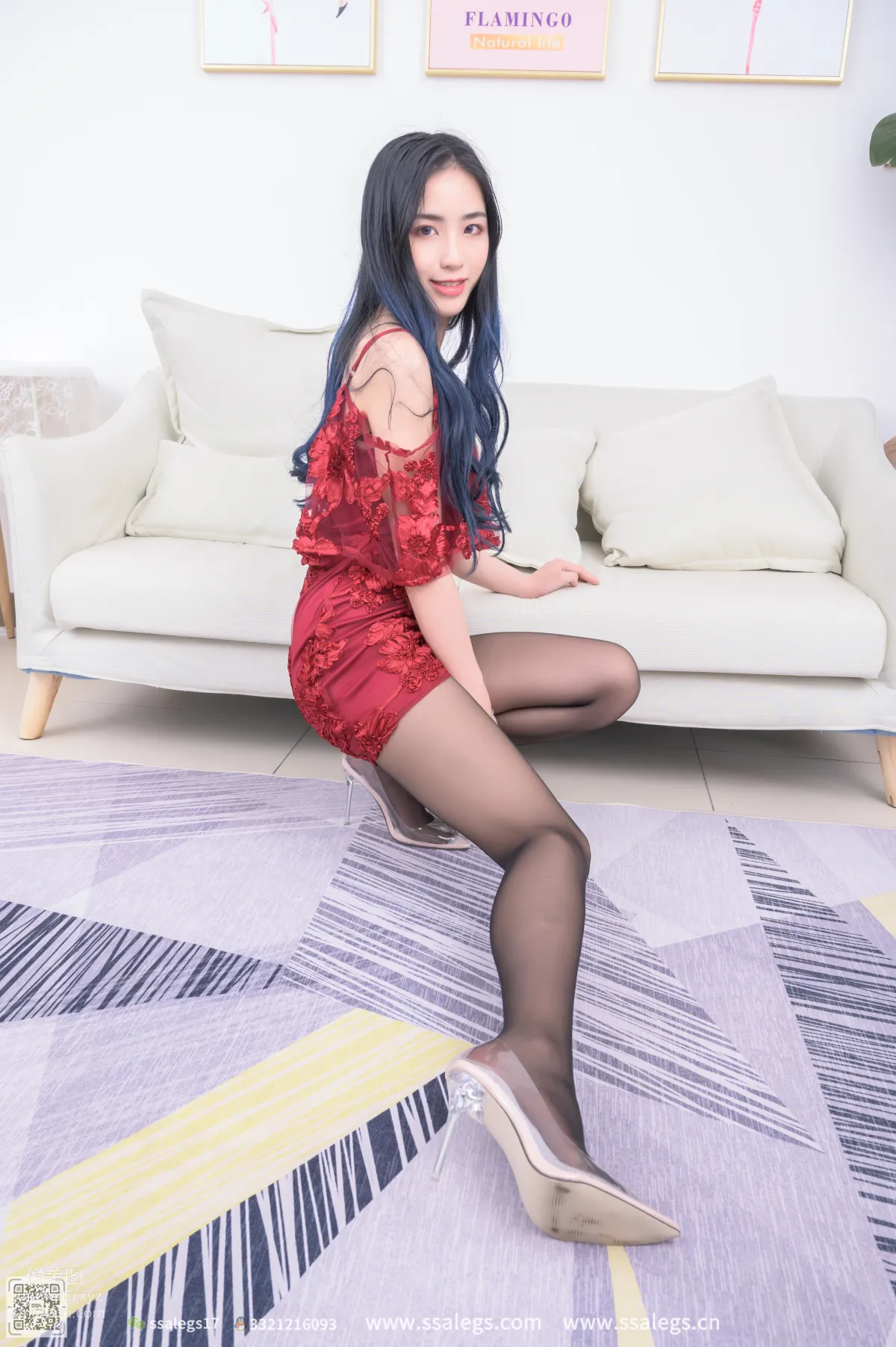 [SSA] Ultra HD Photo Set NO.523 Yin Yin Black Stockings Photos (Part 1) [143P] photo 70