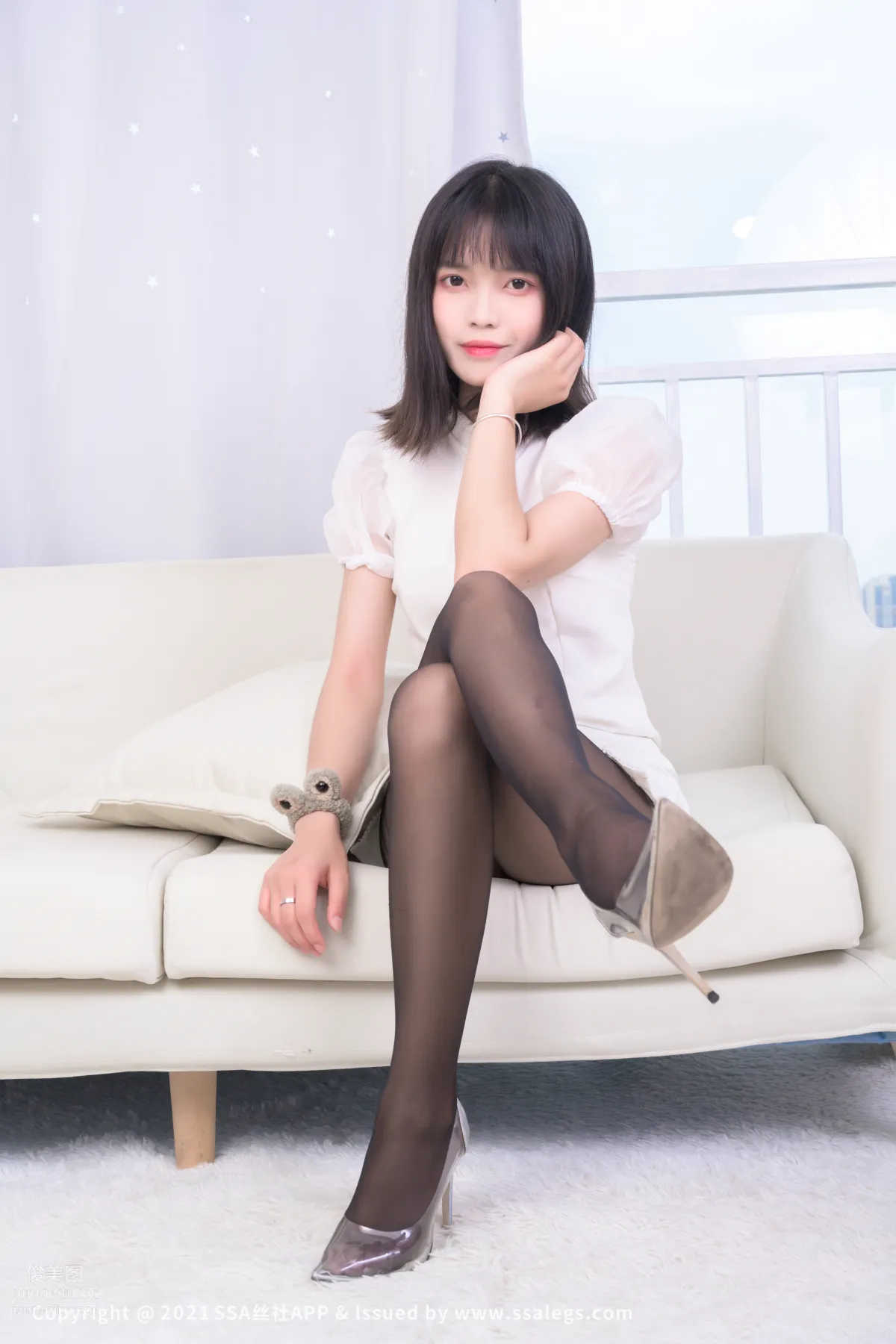 [SSA絲社]超清寫真 NO.664 腿模丹丹的黑絲襪美足（上）[118P] 14