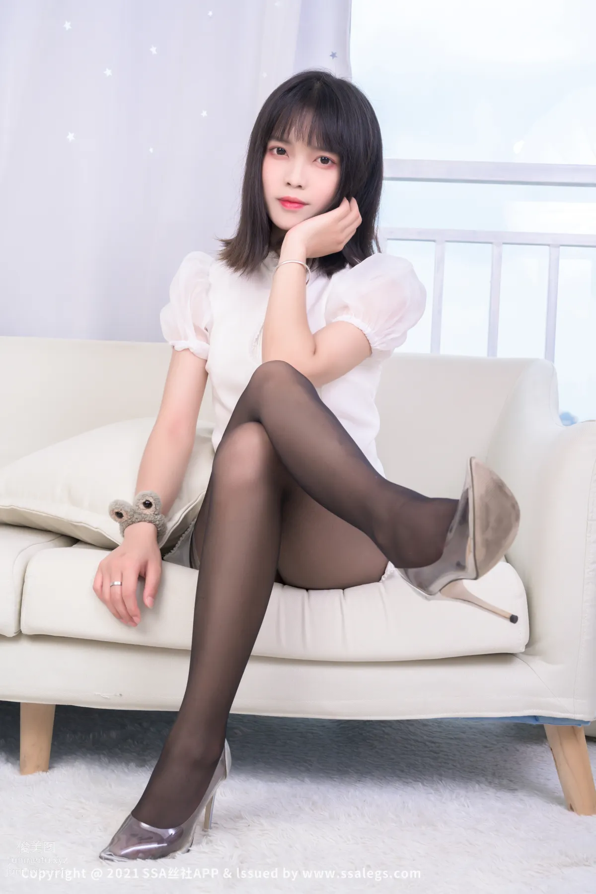 [SSA絲社]超清寫真 NO.664 腿模丹丹的黑絲襪美足（上）[118P] 16