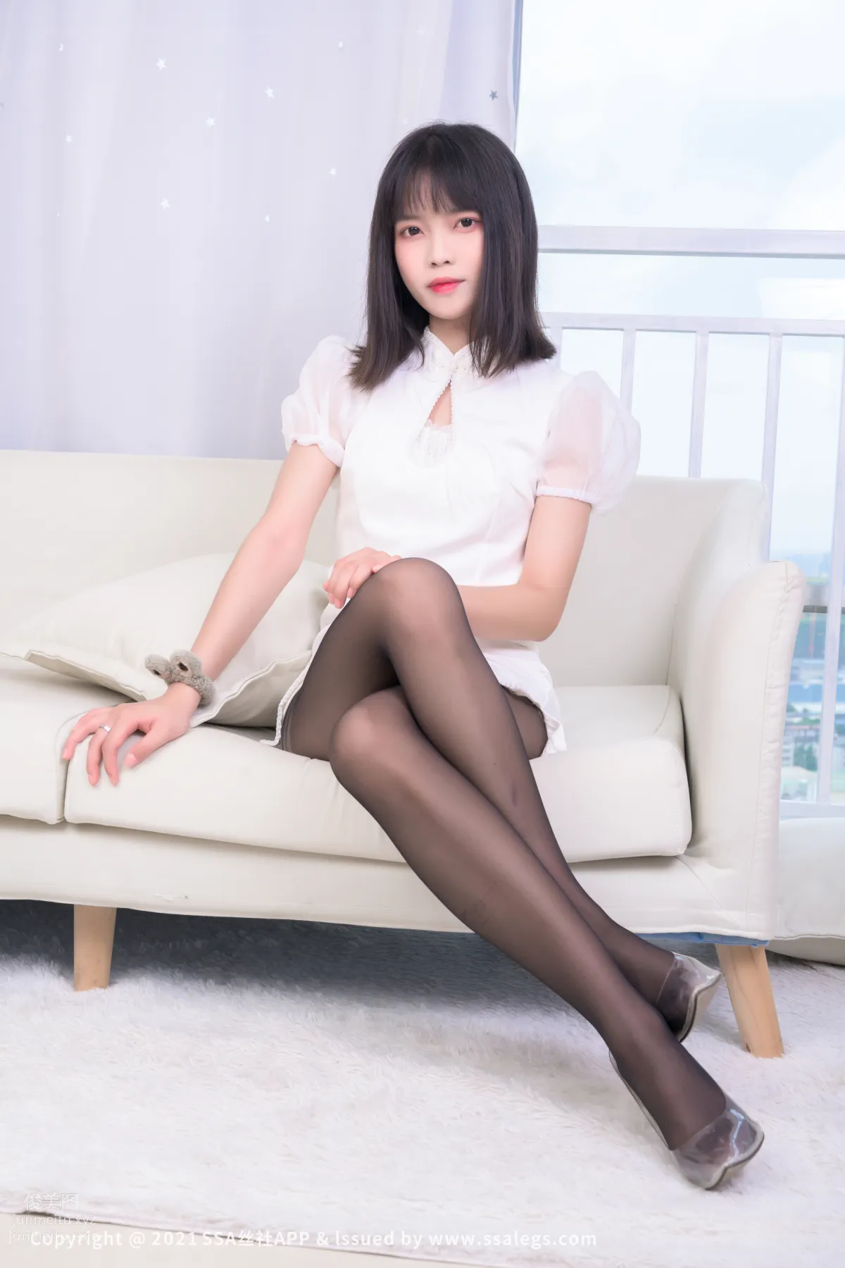 [SSA絲社]超清寫真 NO.664 腿模丹丹的黑絲襪美足（上）[118P] 18