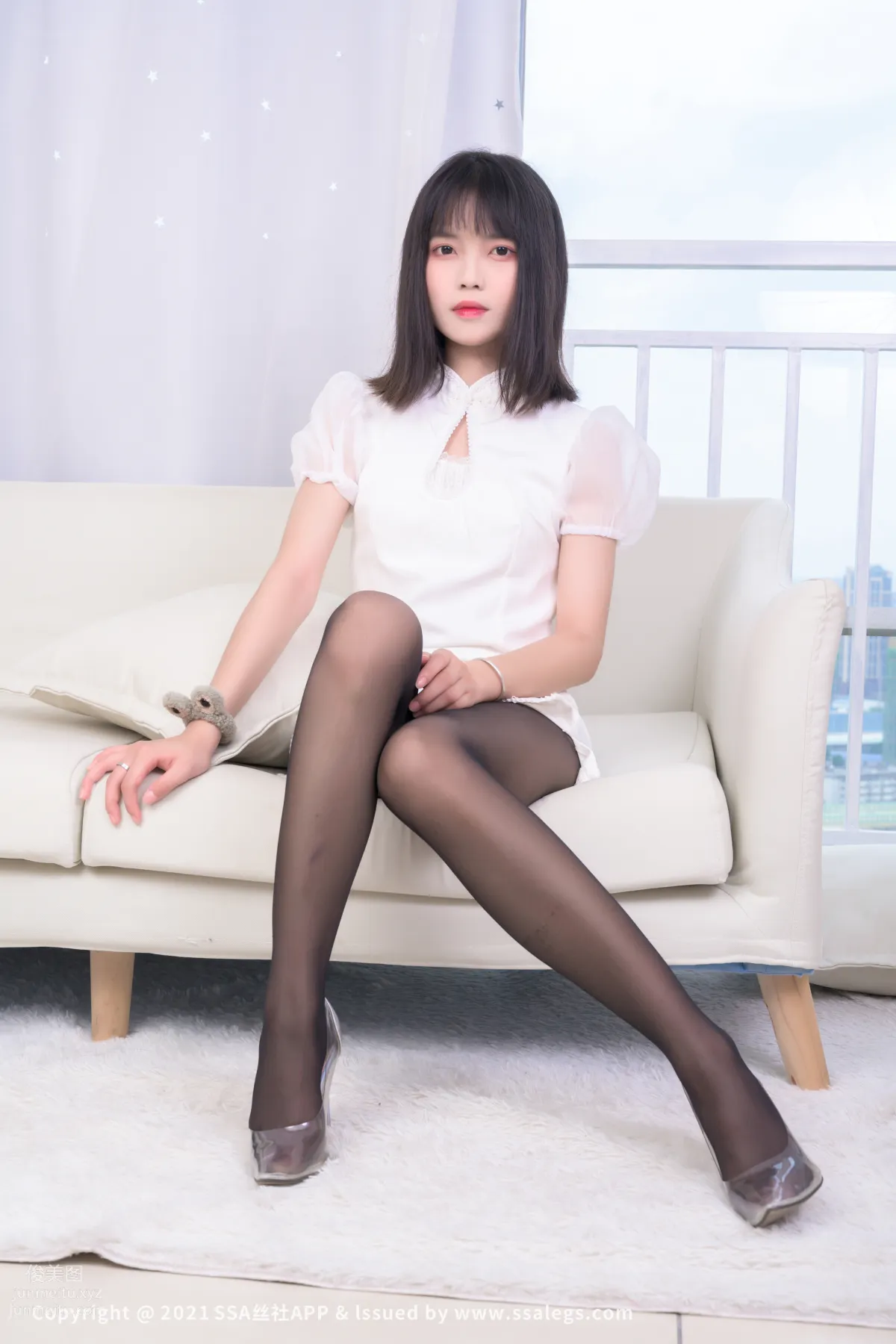 [SSA絲社]超清寫真 NO.664 腿模丹丹的黑絲襪美足（上）[118P] 20