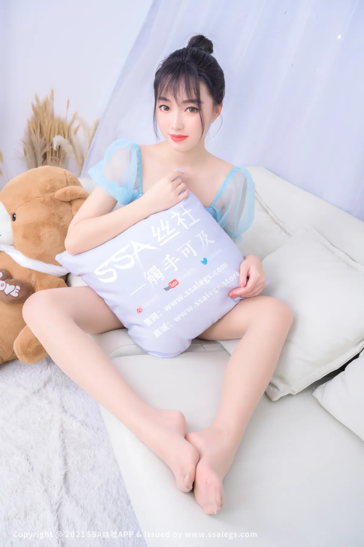 [SSA絲社]超清寫真 No.809 模特思甜的绫絲襪美足（下）[132P] 42