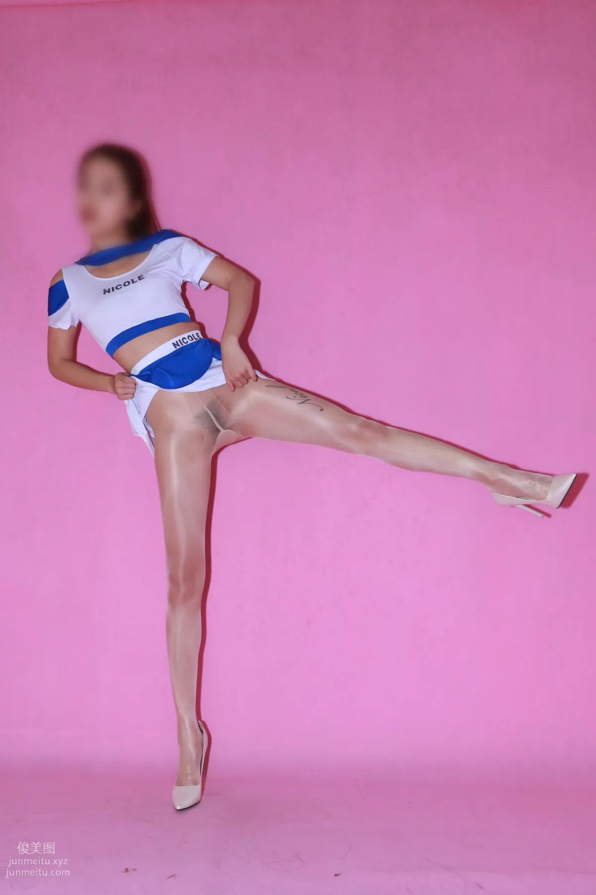 [Nicole Feet] NO.014 Studio Shoot 3, Shiny Stockings [134P] photo 39