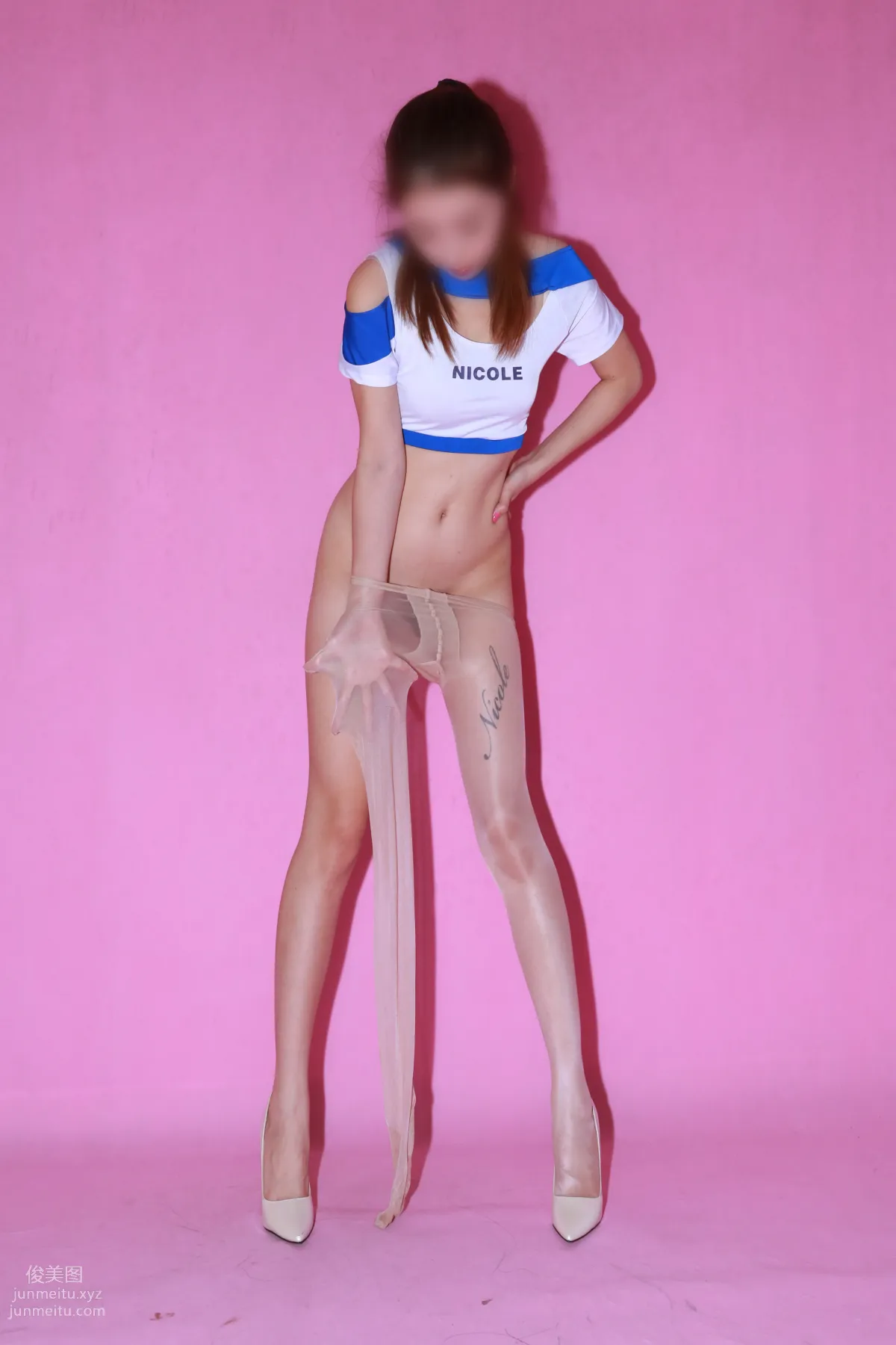 [Nicole Feet] NO.014 Studio Shoot 3, Shiny Stockings [134P] photo 122