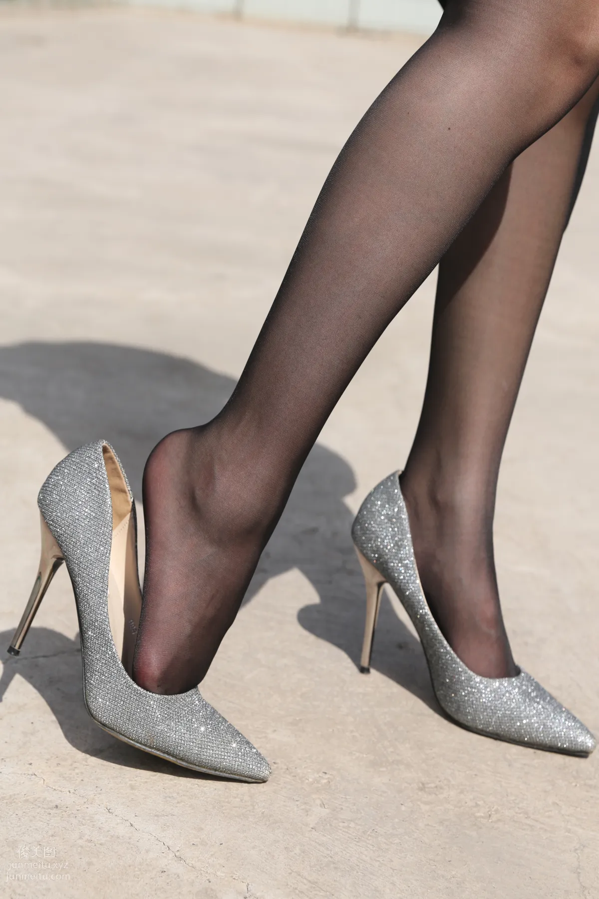 [Nicole Feet] NO.003 Factory Area 3, Black Pantyhose [122P] photo 60