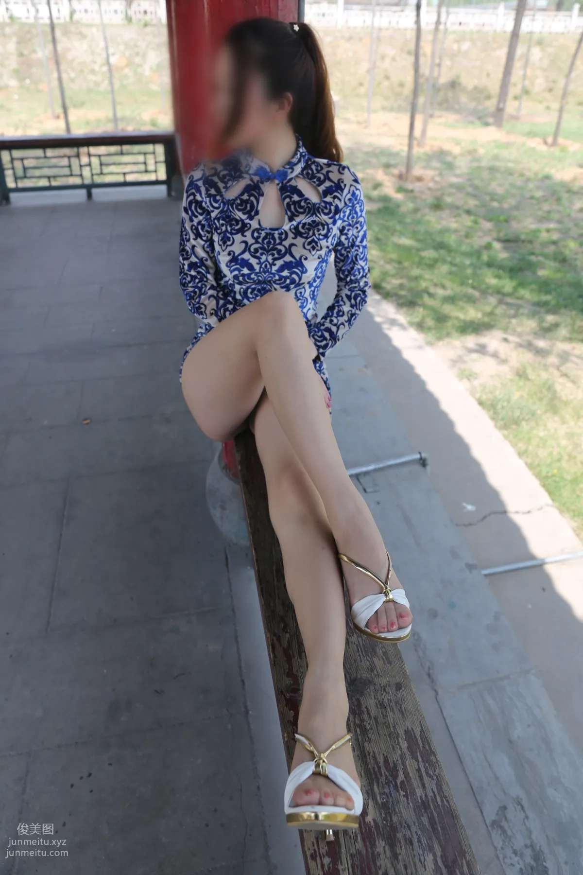 [Nicole Feet] NO.005 Park 1, Nude Stockings and Beautiful Legs [163P] photo 18