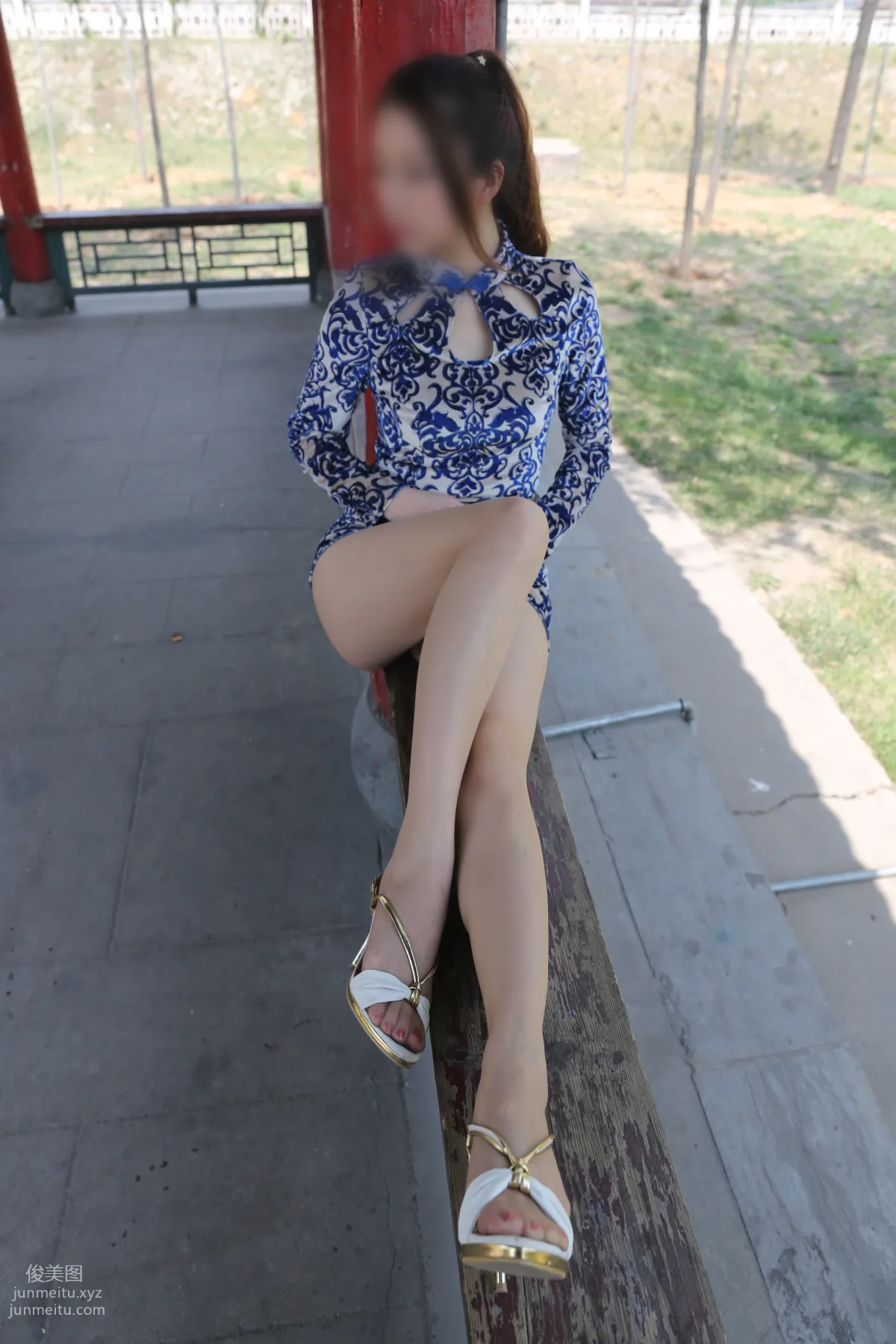 [Nicole Feet] NO.005 Park 1, Nude Stockings and Beautiful Legs [163P] photo 19