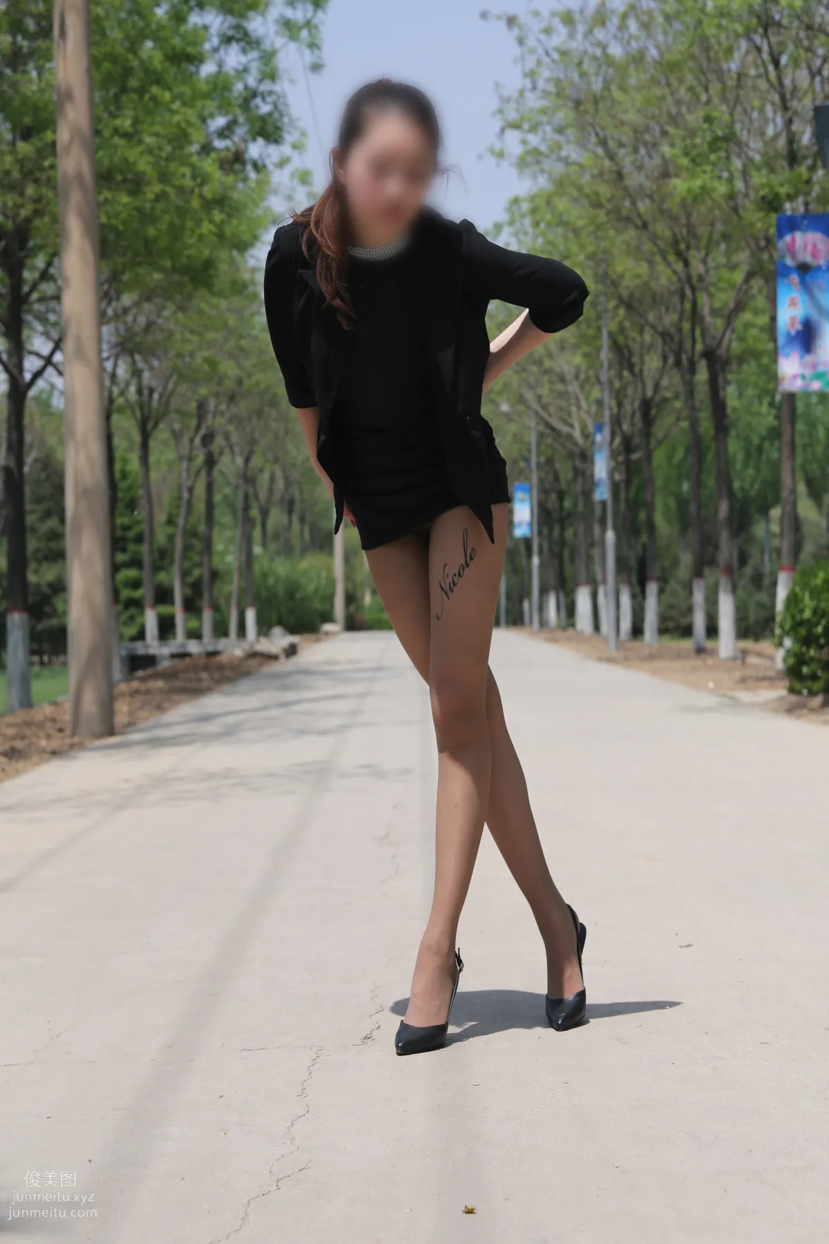 [Nicole Feet] NO.006 Park 2, Gray and Colorful Stockings [144P] photo 28