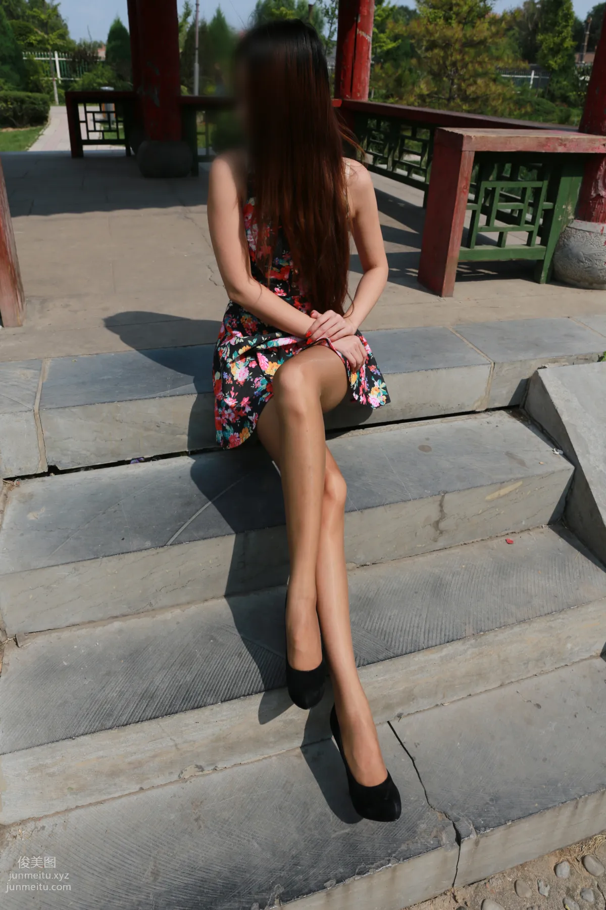 [Nicole Feet] NO.006 Park 2, Gray and Colorful Stockings [144P] photo 40
