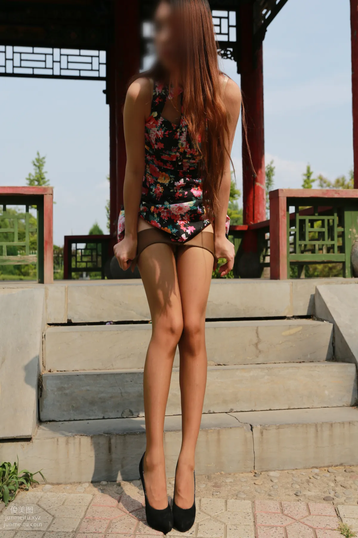 [Nicole Feet] NO.006 Park 2, Gray and Colorful Stockings [144P] photo 128