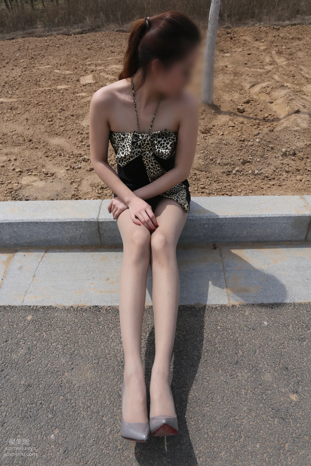 [Nicole Feet] NO.004 Highway, Gray Stockings and High Heels [113P] photo 90