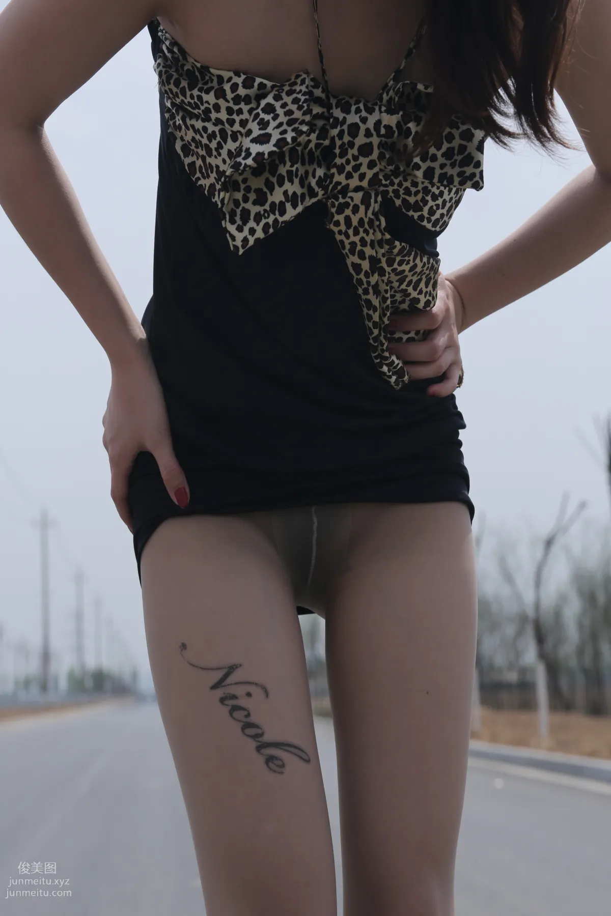 [Nicole Feet] NO.004 Highway, Gray Stockings and High Heels [113P] photo 106