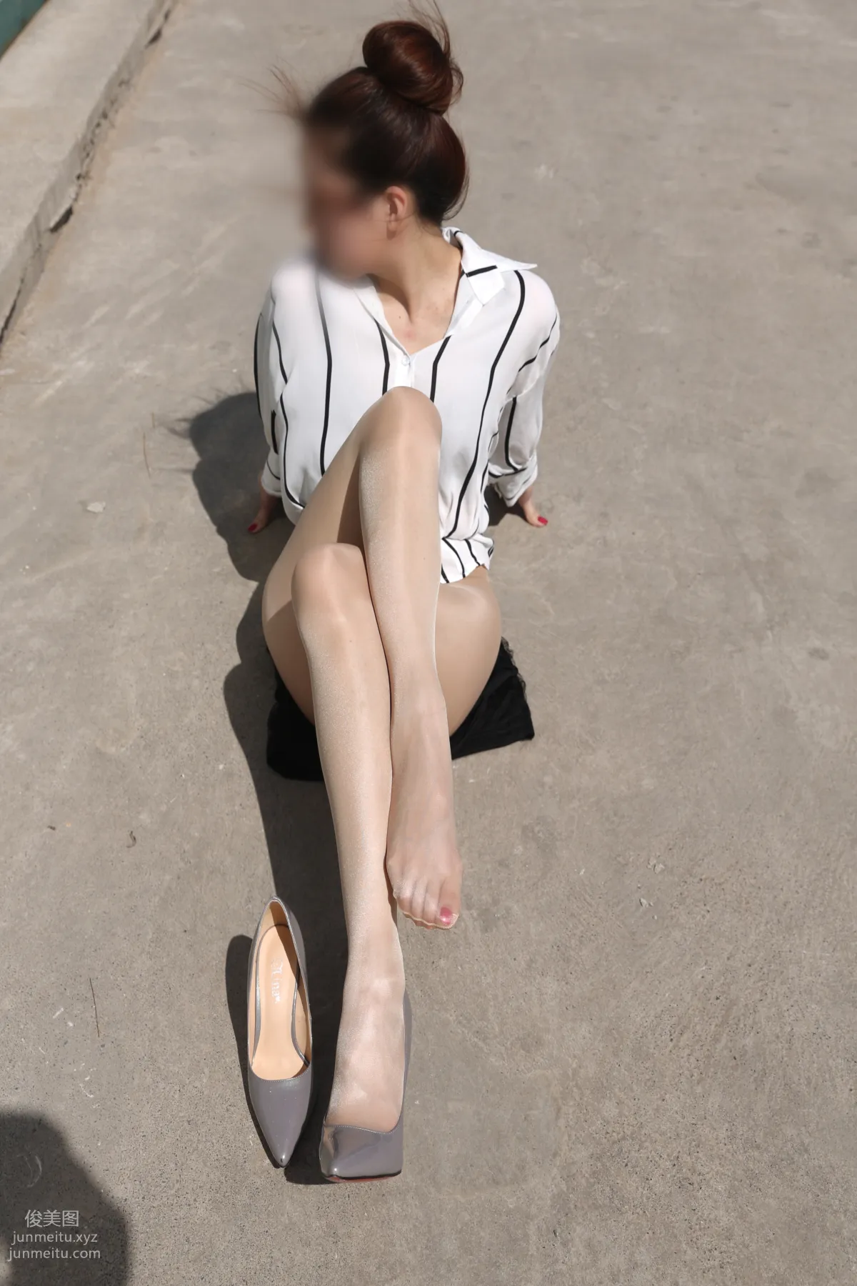 [Nicole Feet] NO.002 Factory Area 2, Nude Stockings and Beautiful Curves [133P] photo 61