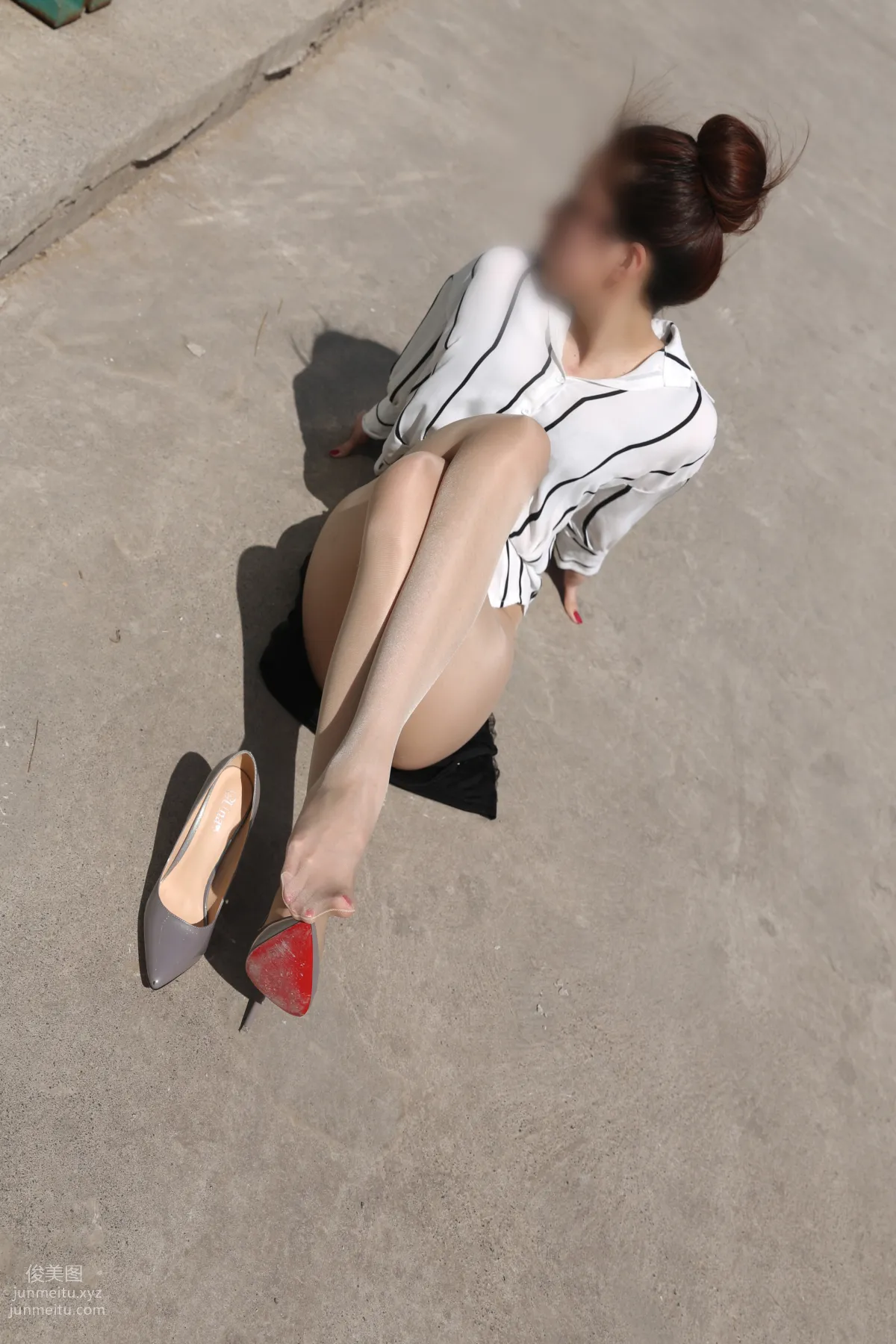 [Nicole Feet] NO.002 Factory Area 2, Nude Stockings and Beautiful Curves [133P] photo 62