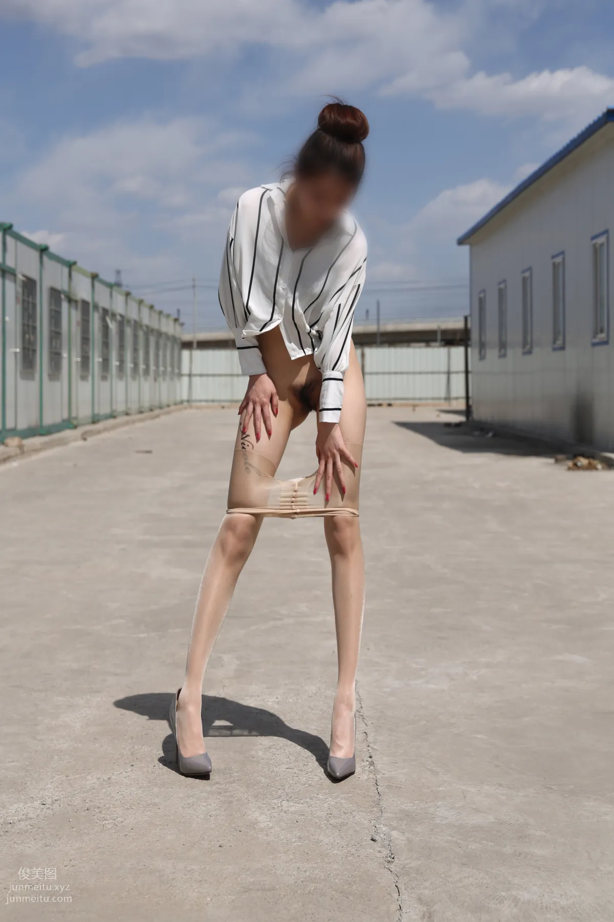 [Nicole Feet] NO.002 Factory Area 2, Nude Stockings and Beautiful Curves [133P] photo 101