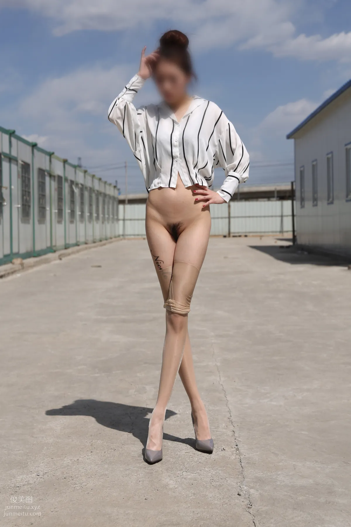 [Nicole Feet] NO.002 Factory Area 2, Nude Stockings and Beautiful Curves [133P] photo 104