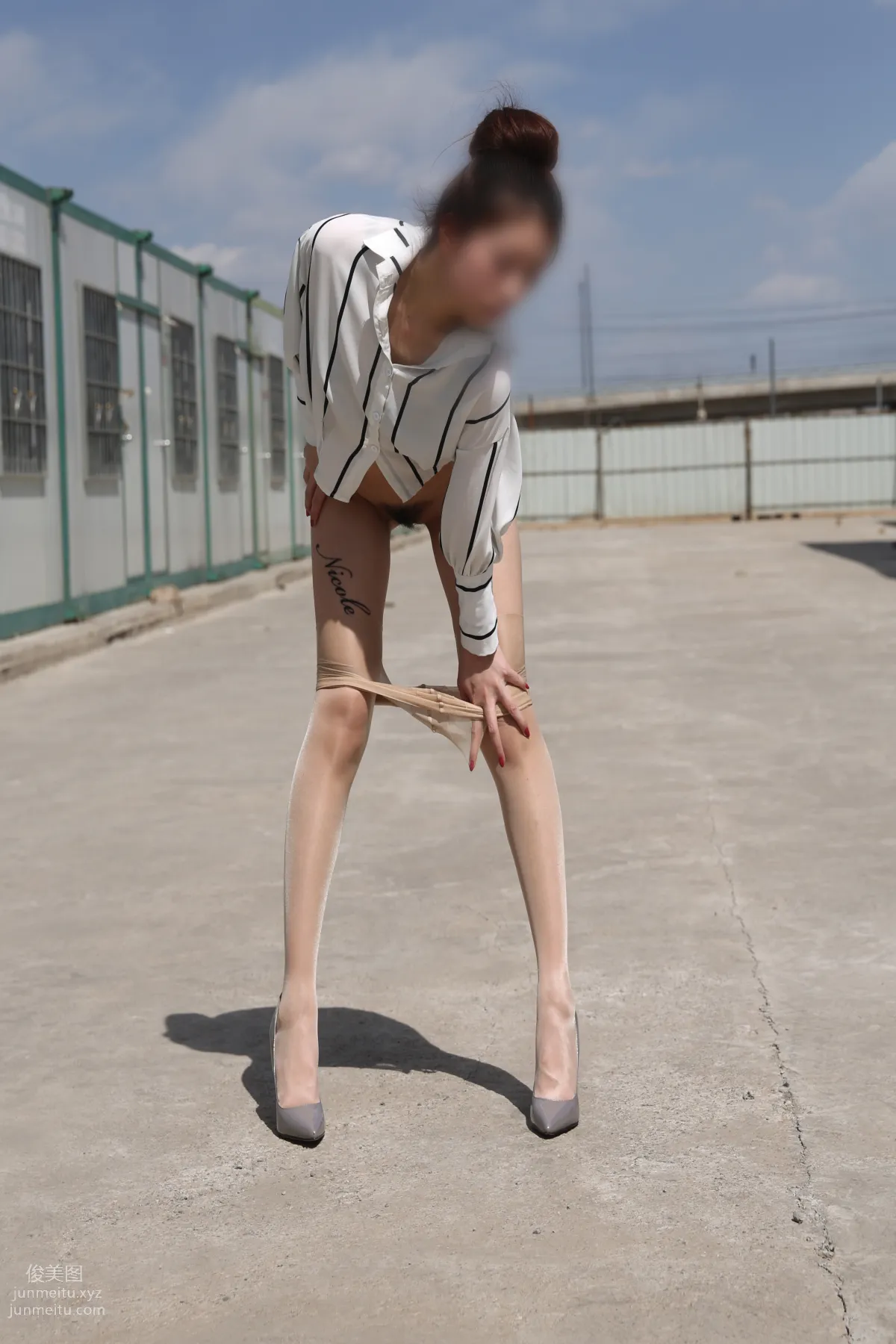 [Nicole Feet] NO.002 Factory Area 2, Nude Stockings and Beautiful Curves [133P] photo 108