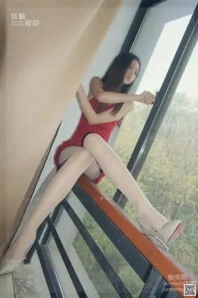 妖精視覺 NO.180 小茶 _ 伊人舞紅妝 [55P]