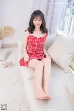 [SSA絲社]超清寫真 NO.416 陽陽我的紅格子短裙(下)[112P]