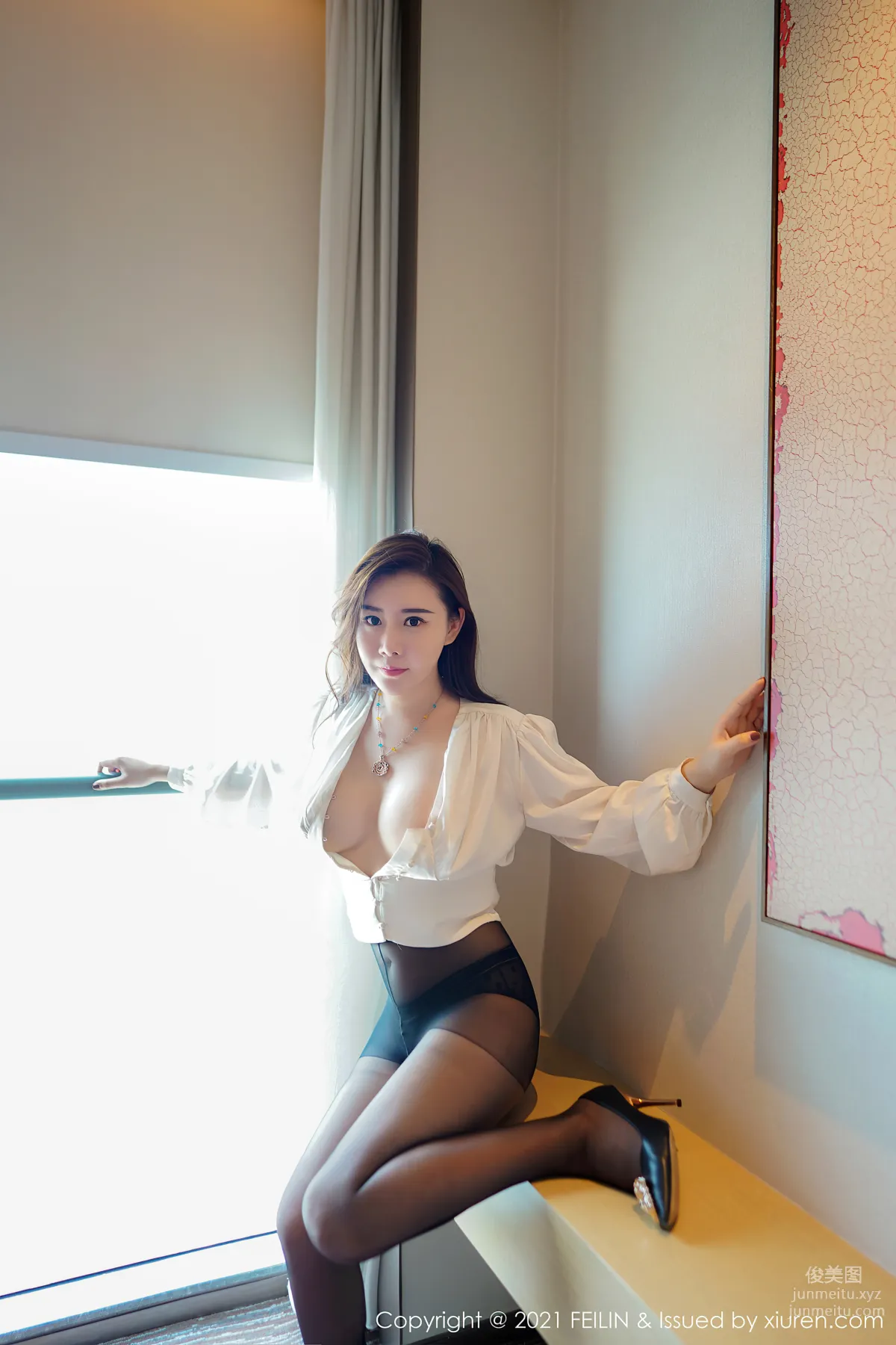 [FeiLin] 2021.07.05 VOL.400 Wang Wanyou Queen photo 33