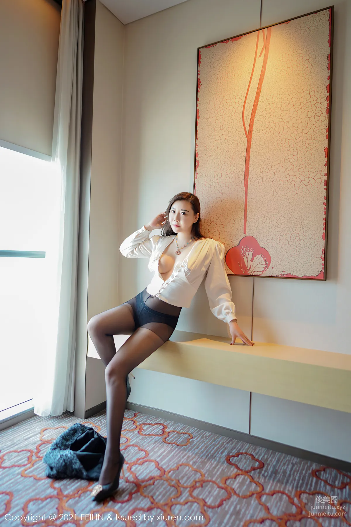 [FeiLin] 2021.07.05 VOL.400 Wang Wanyou Queen photo 37