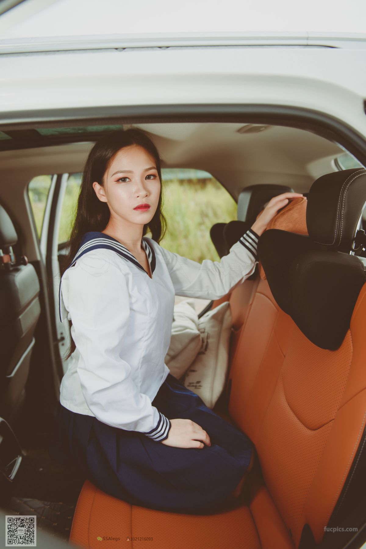 [SSA] NO.017 Jia Jia Little Stockings Girl Jia Jia's Driving Practice Record photo 13