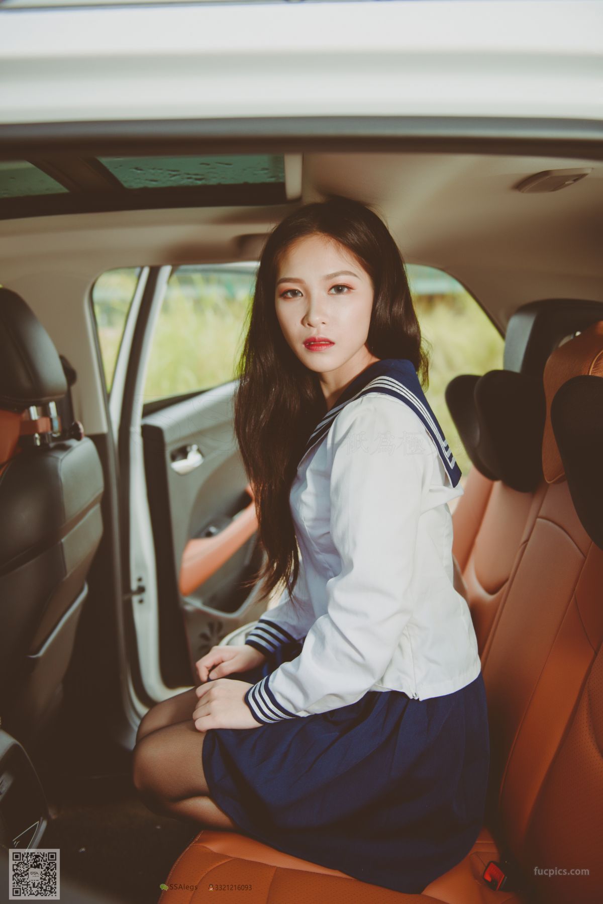 [SSA] NO.017 Jia Jia Little Stockings Girl Jia Jia's Driving Practice Record photo 28