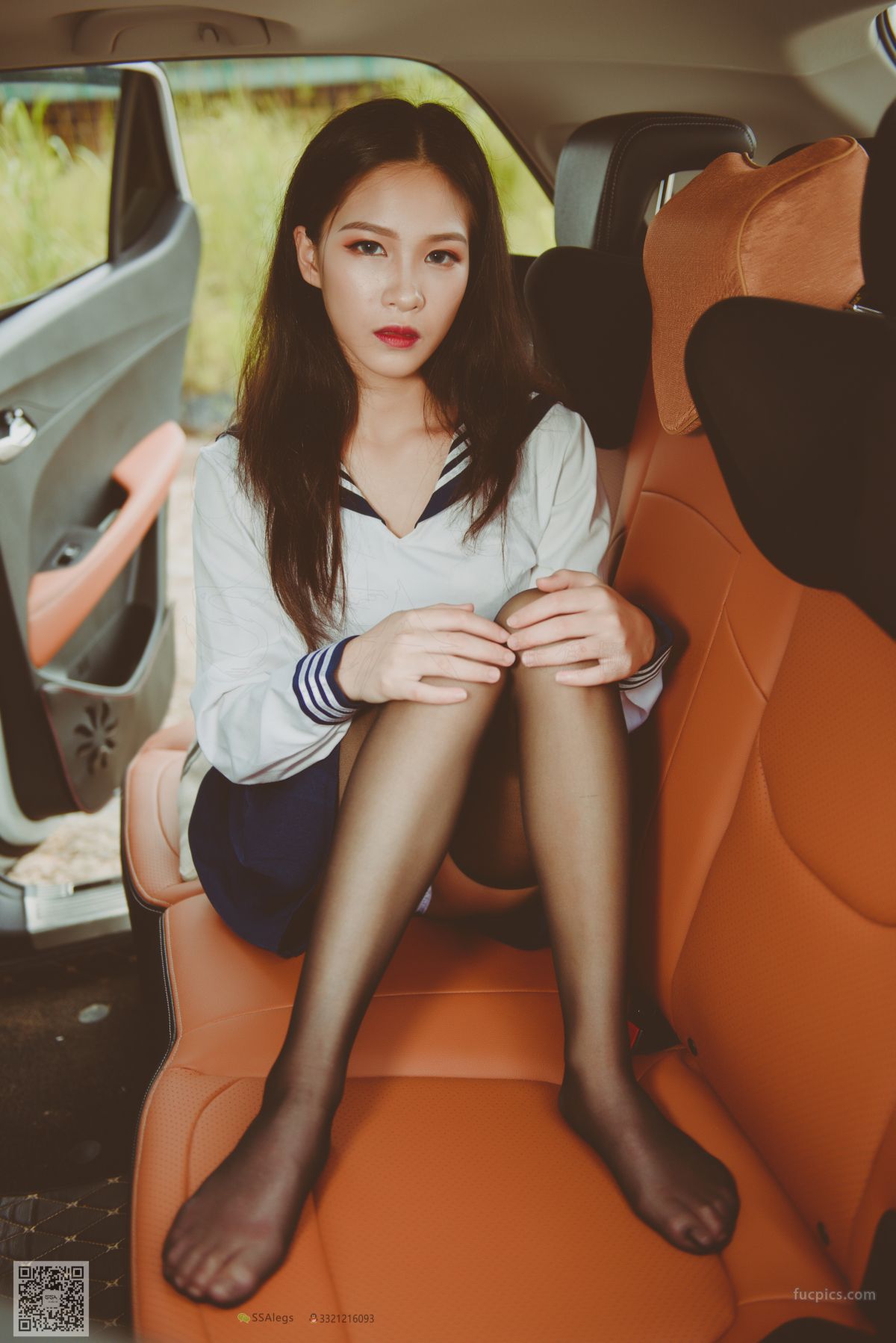 [SSA] NO.017 Jia Jia Little Stockings Girl Jia Jia's Driving Practice Record photo 8