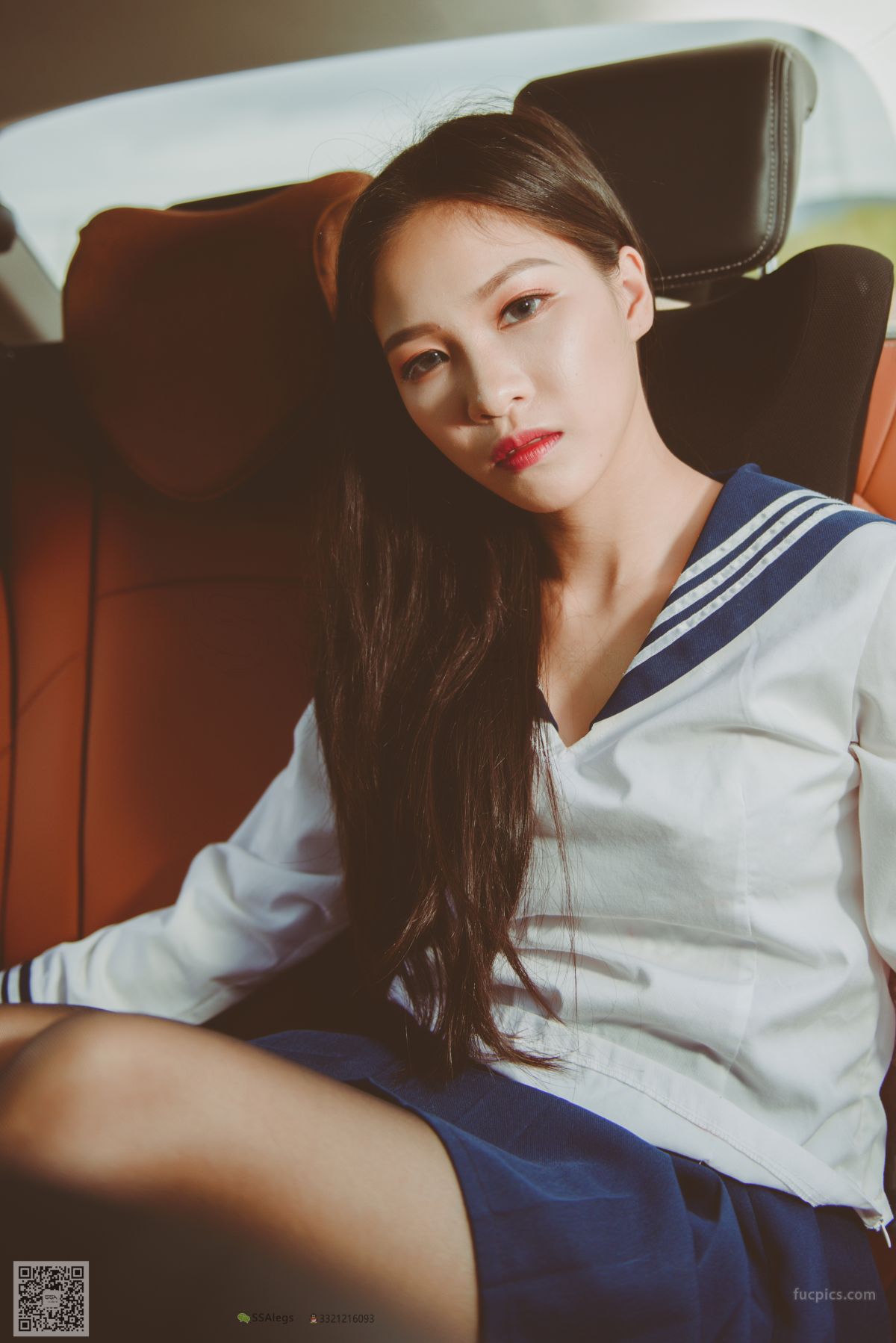 [SSA] NO.017 Jia Jia Little Stockings Girl Jia Jia's Driving Practice Record photo 35