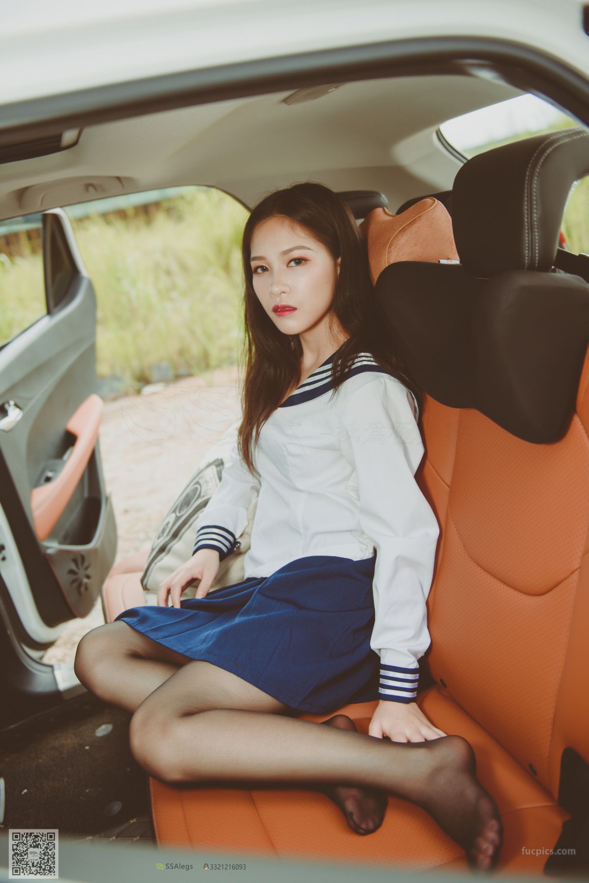 [SSA] NO.017 Jia Jia Little Stockings Girl Jia Jia's Driving Practice Record photo 56