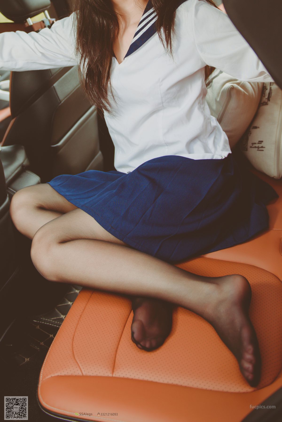 [SSA] NO.017 Jia Jia Little Stockings Girl Jia Jia's Driving Practice Record photo 63