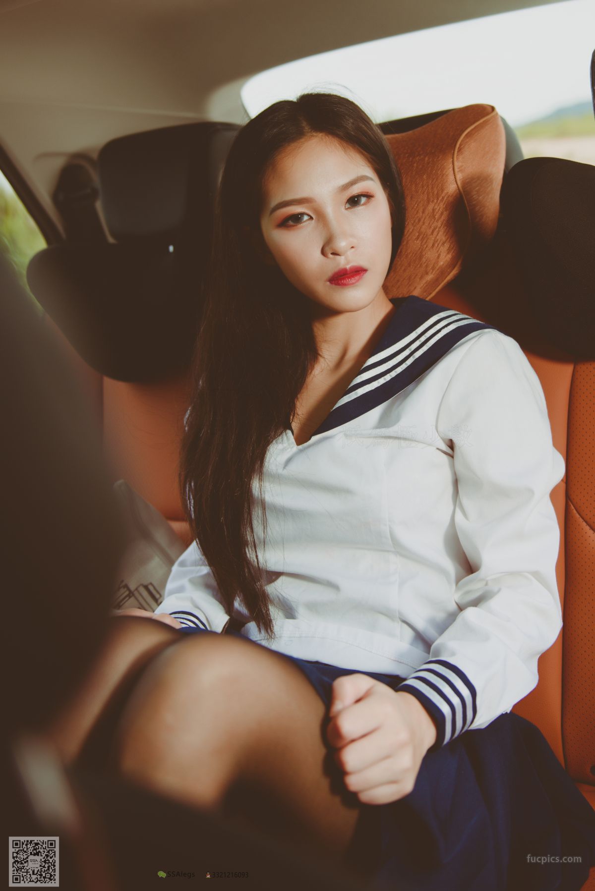 [SSA] NO.017 Jia Jia Little Stockings Girl Jia Jia's Driving Practice Record photo 33