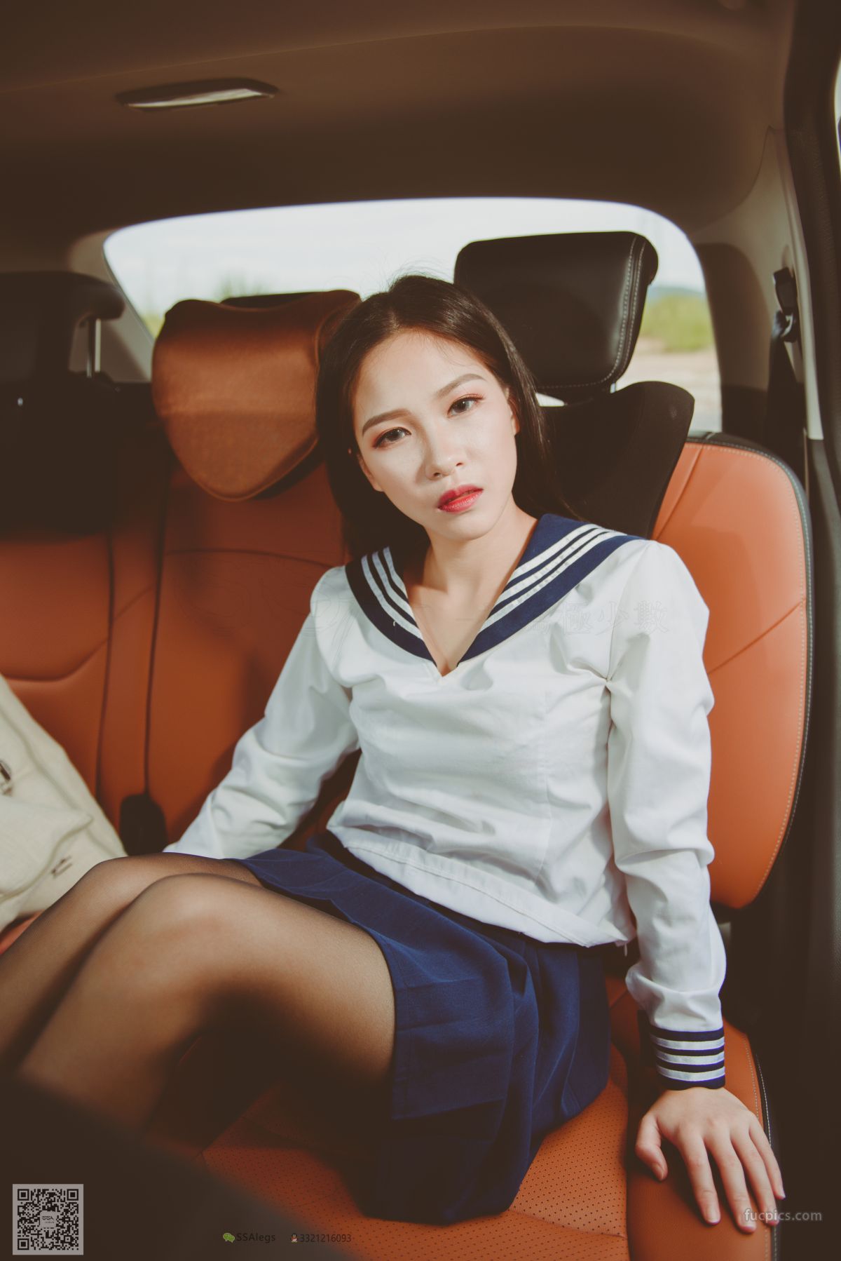 [SSA] NO.017 Jia Jia Little Stockings Girl Jia Jia's Driving Practice Record photo 36