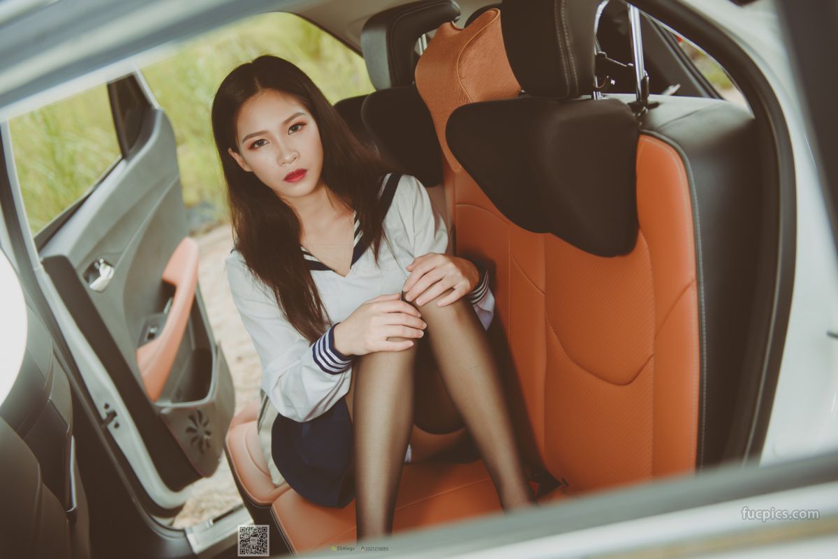 [SSA] NO.017 Jia Jia Little Stockings Girl Jia Jia's Driving Practice Record photo 10