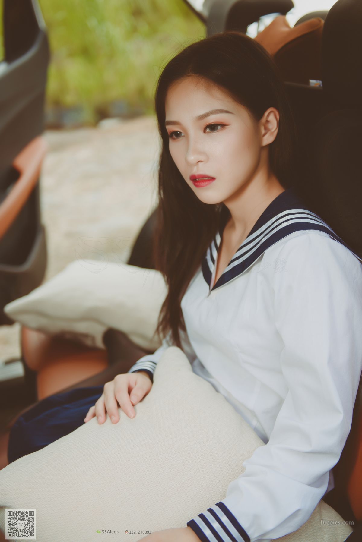 [SSA] NO.017 Jia Jia Little Stockings Girl Jia Jia's Driving Practice Record photo 34