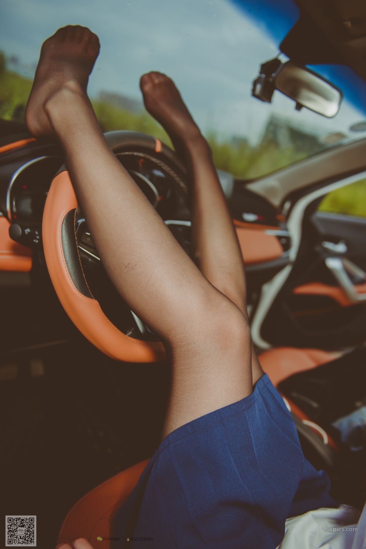 [SSA] NO.017 Jia Jia Little Stockings Girl Jia Jia's Driving Practice Record photo 47
