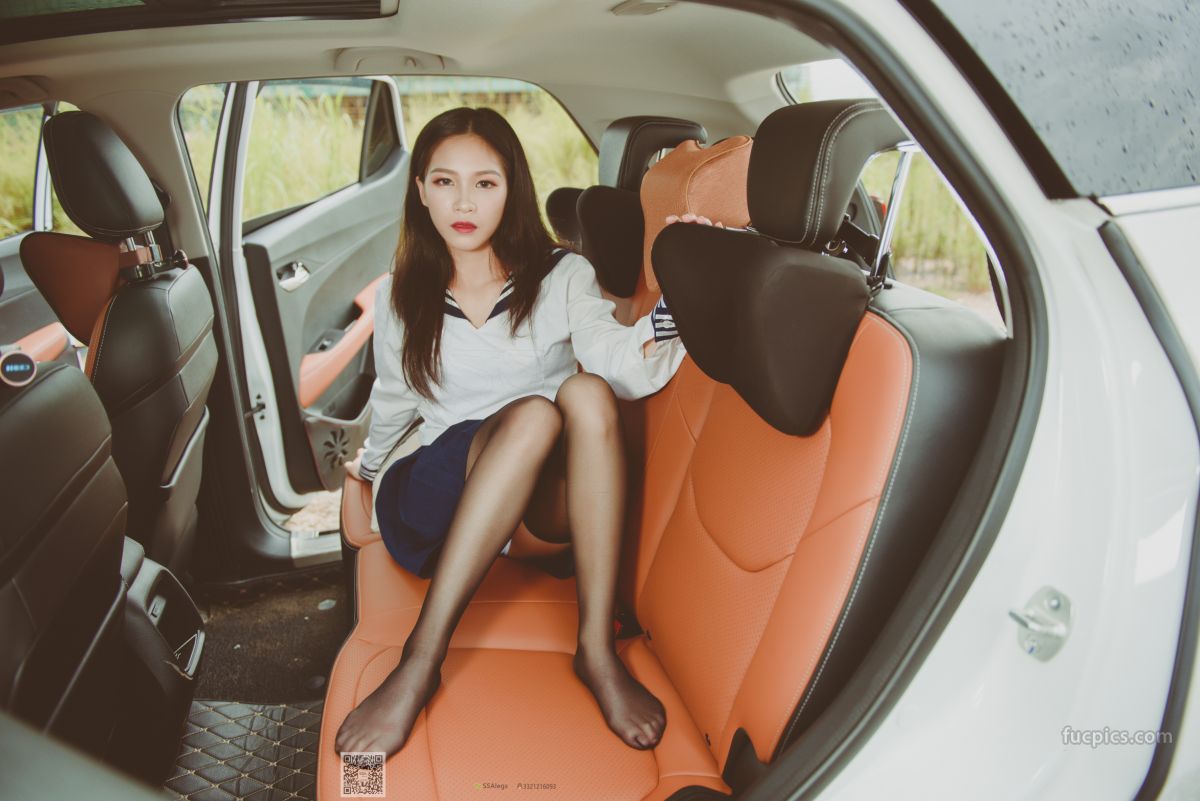 [SSA] NO.017 Jia Jia Little Stockings Girl Jia Jia's Driving Practice Record photo 6