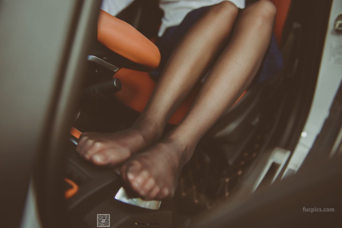 [SSA] NO.017 Jia Jia Little Stockings Girl Jia Jia's Driving Practice Record photo 43