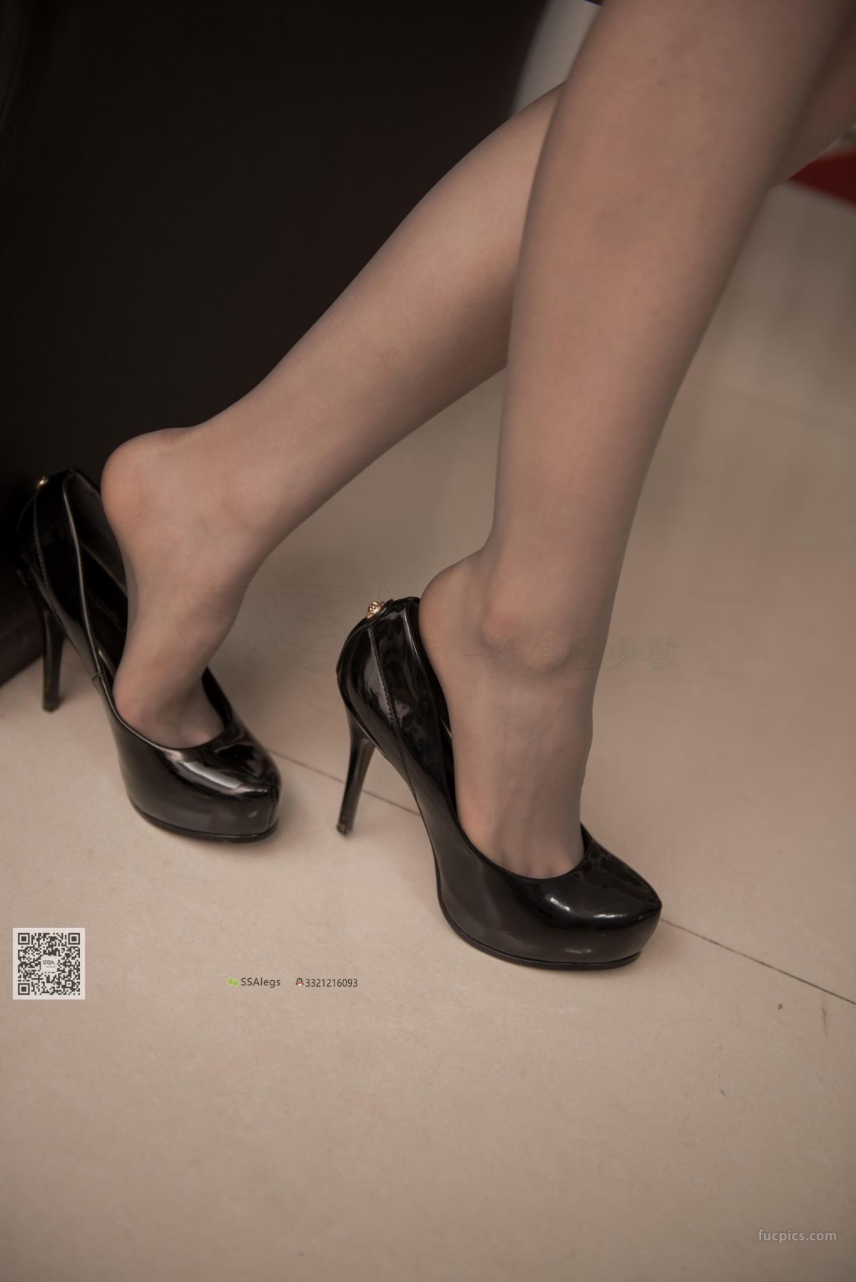 [SSA] NO.001 Qi Qi Gray Stockings OL Profession photo 48
