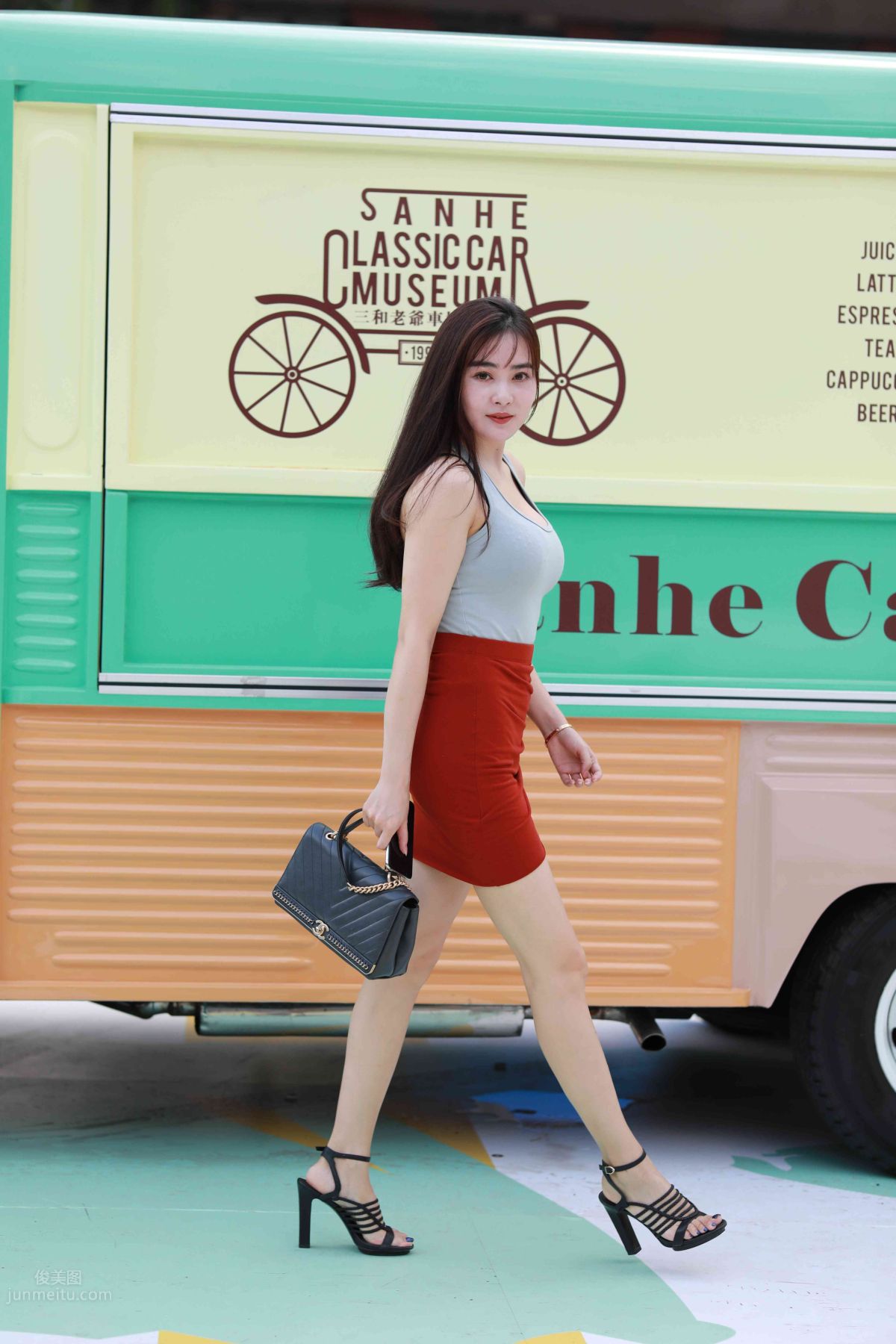 [Mojing Street] 011 Street Snap Girl in Red Skirt photo 67