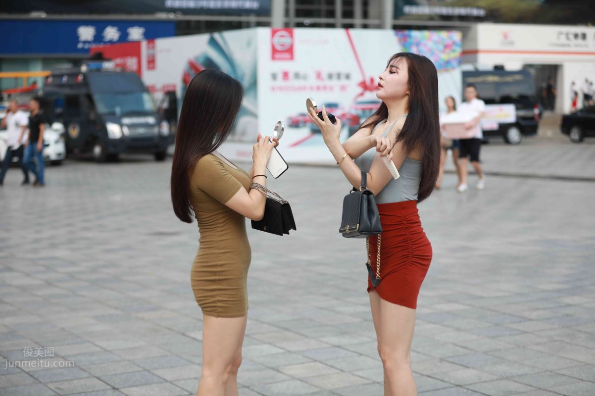 [Mojing Street] 011 Street Snap Girl in Red Skirt photo 83