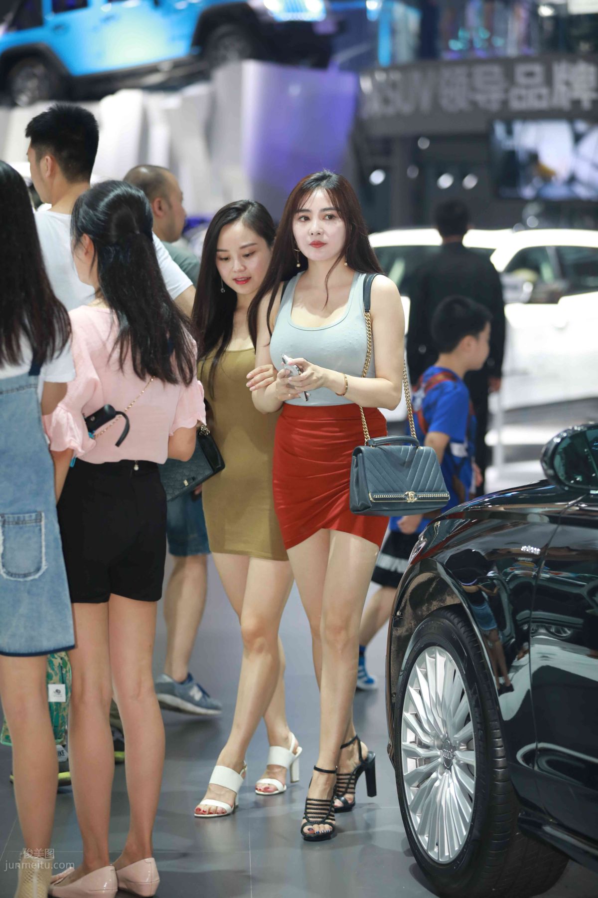 [Mojing Street] 011 Street Snap Girl in Red Skirt photo 114