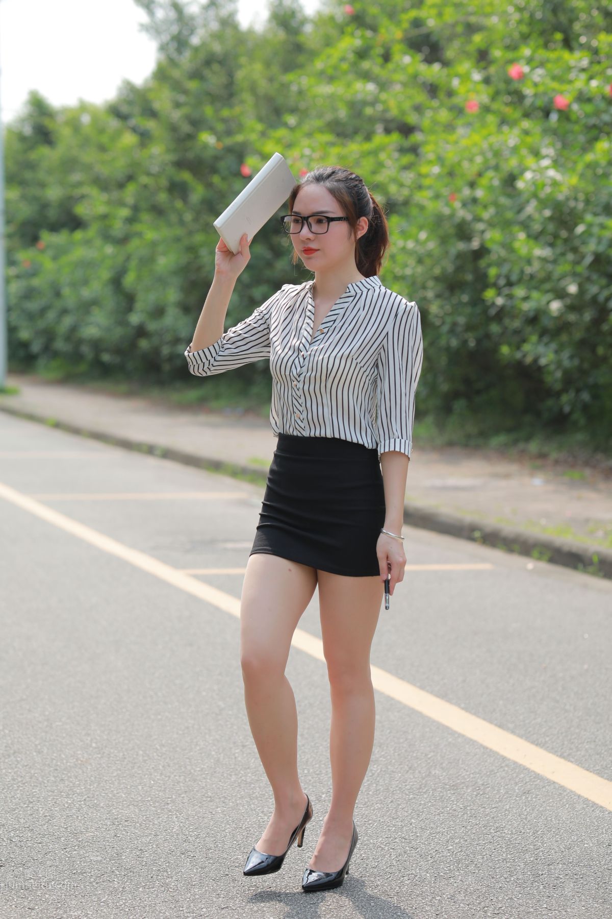 [Mojing Street] 020 Uniform and Bodycon Skirt Girl 1, Outdoor photo 42