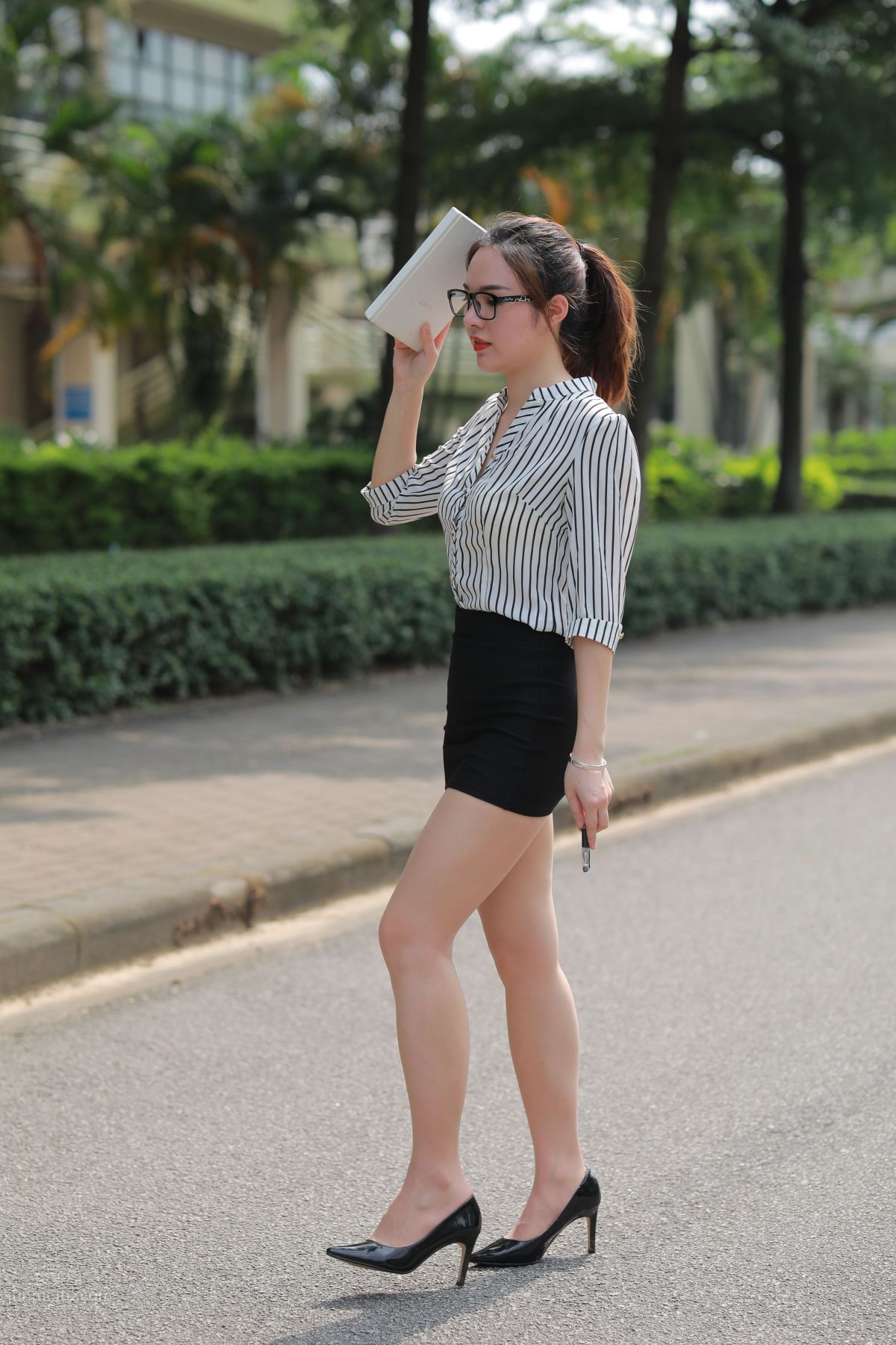 [Mojing Street] 020 Uniform and Bodycon Skirt Girl 1, Outdoor photo 51