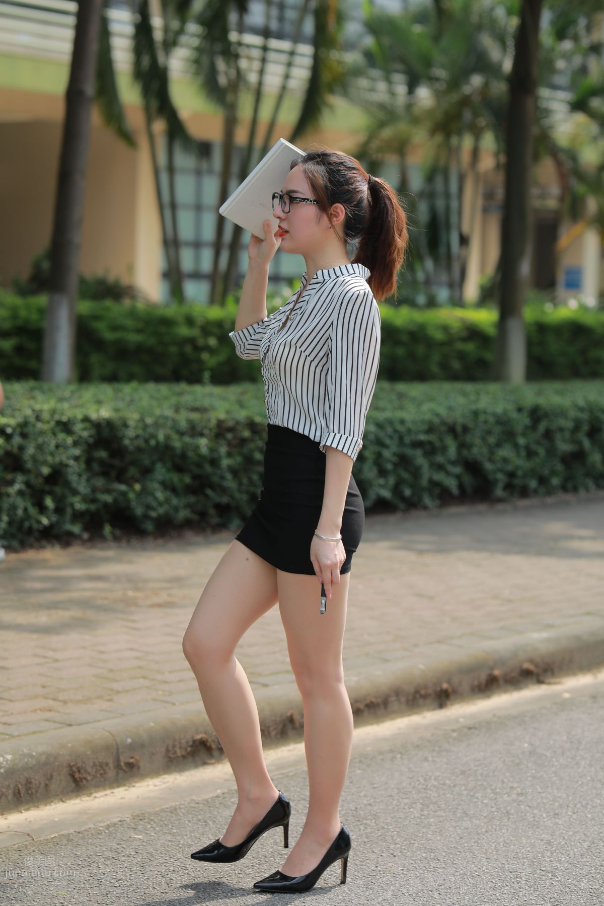 [Mojing Street] 020 Uniform and Bodycon Skirt Girl 1, Outdoor photo 53