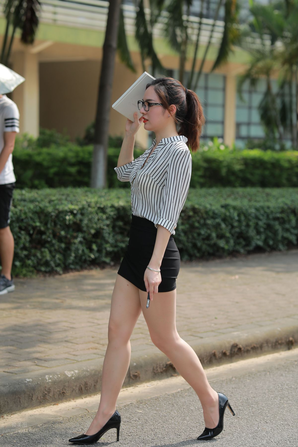 [Mojing Street] 020 Uniform and Bodycon Skirt Girl 1, Outdoor photo 54