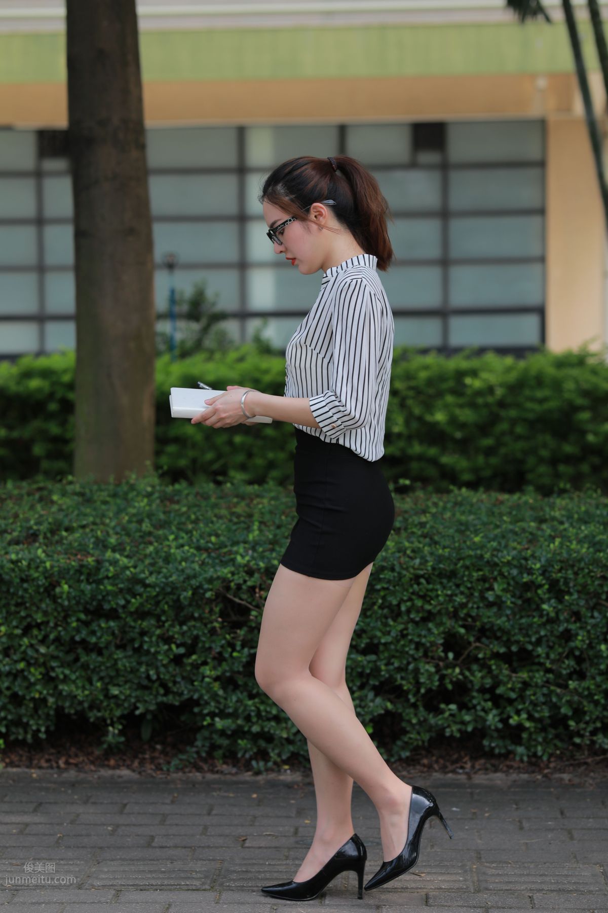 [Mojing Street] 020 Uniform and Bodycon Skirt Girl 1, Outdoor photo 58