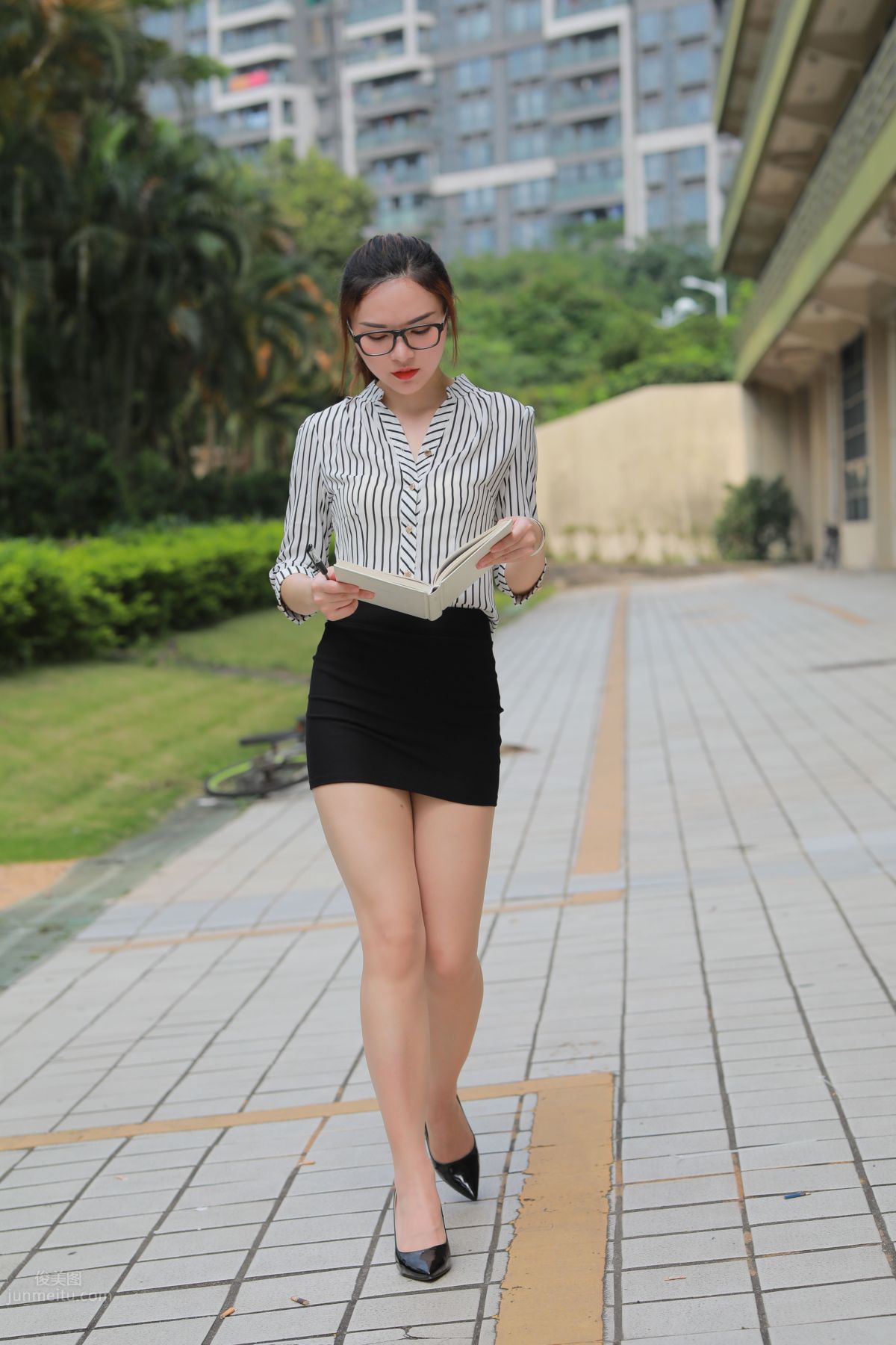 [Mojing Street] 020 Uniform and Bodycon Skirt Girl 1, Outdoor photo 70